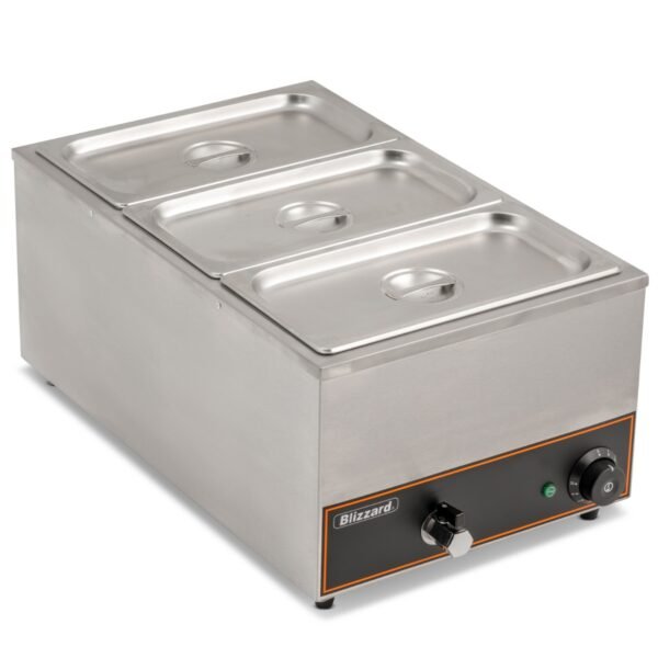 Blizzard Counter Top Bain Marie 3 x GN 1/3 - view 2