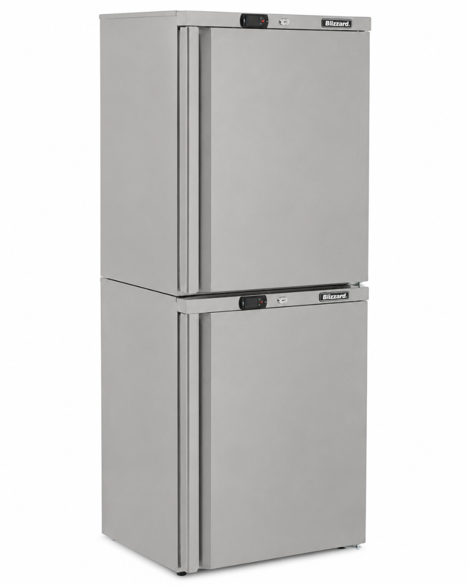 Double Hinged Door Refrigerator (Stacked)