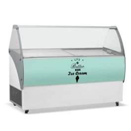 Crystal Elegante Ice Cream Display 454L
