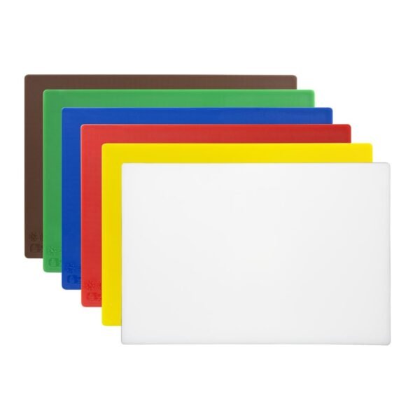 Hygiplas Low Density 6-Piece Chopping Board Set 450x300x10mm - view 3