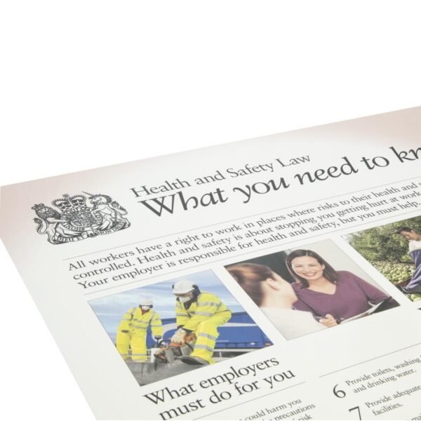 Health & Safety Law Poster A2 - view 4