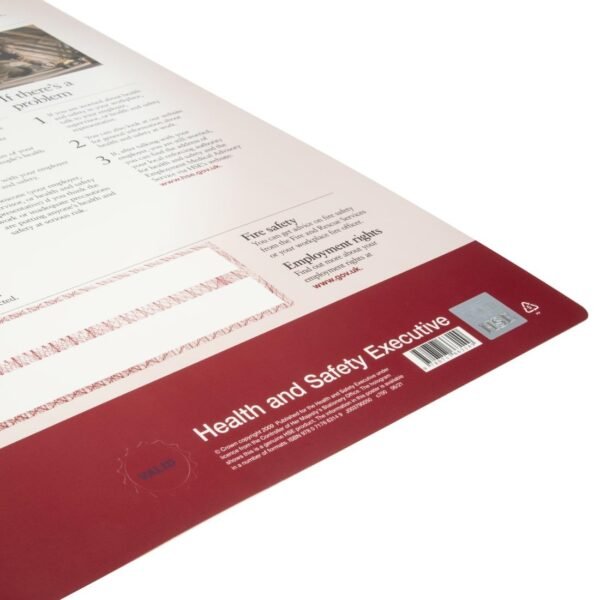 Health & Safety Law Poster A2 - view 5