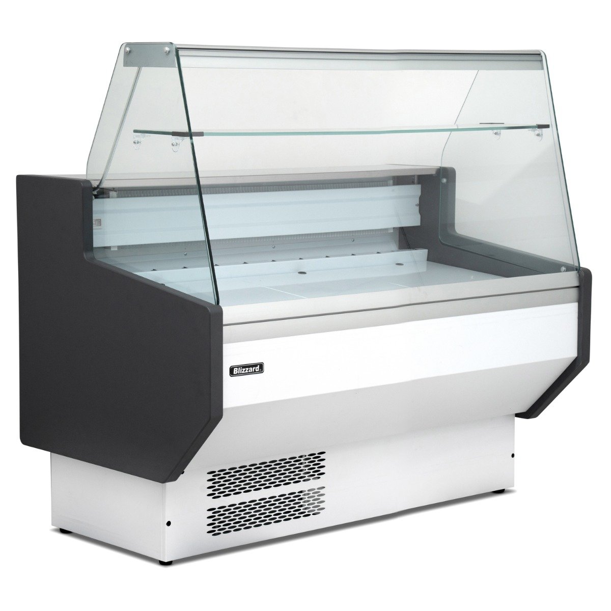 Blizzard 1m Flat Glass Serve Over Counter White