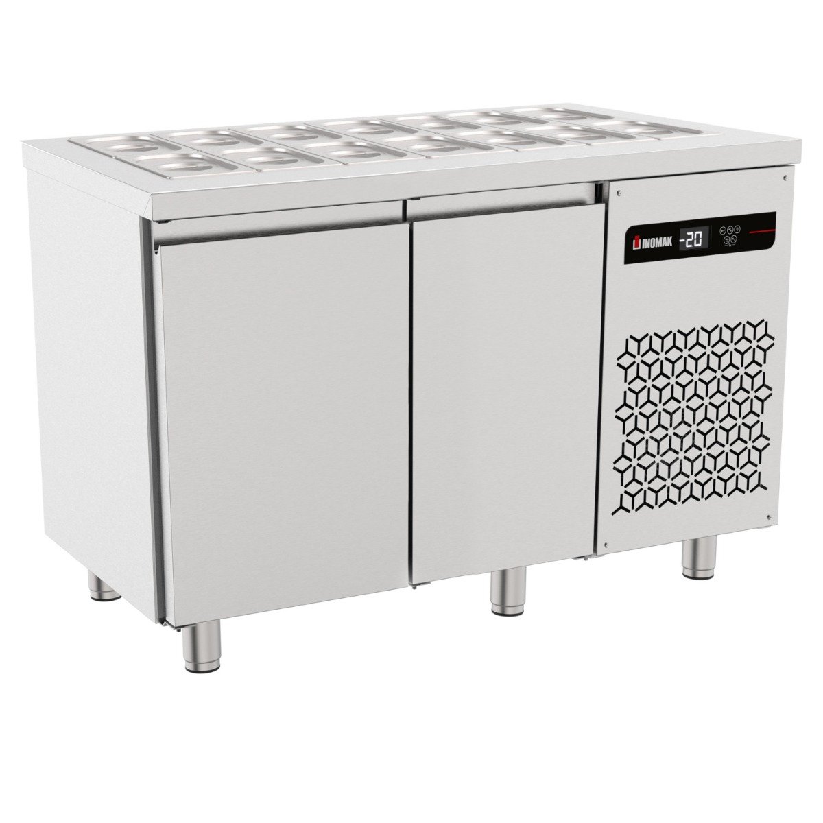 Double Hinged Door Gastronorm Saladette