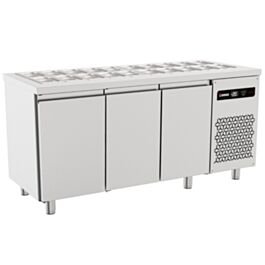 Inomak Triple Hinged Door Gastronorm Saladette